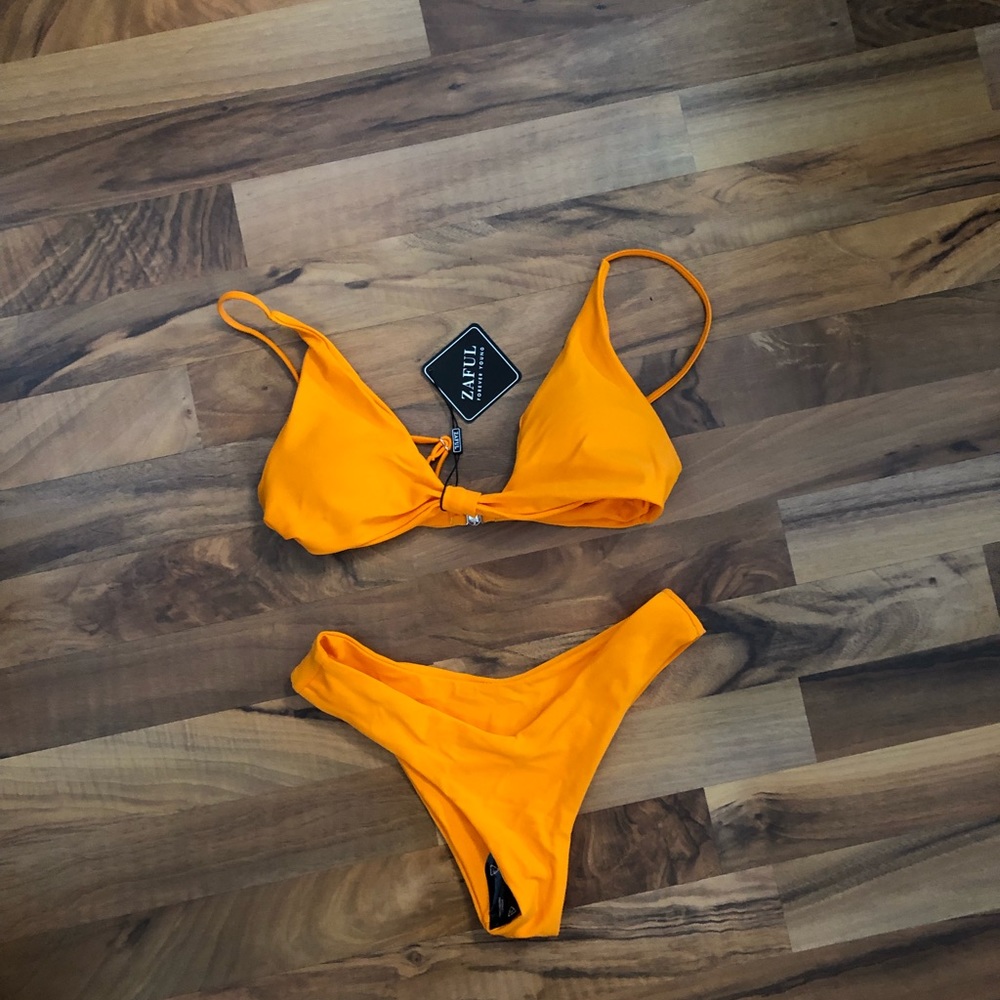 Orange Zaful Bikini